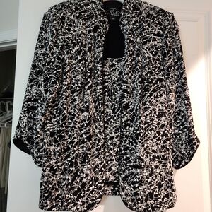 Alex Evenings Elegant Black Blazer